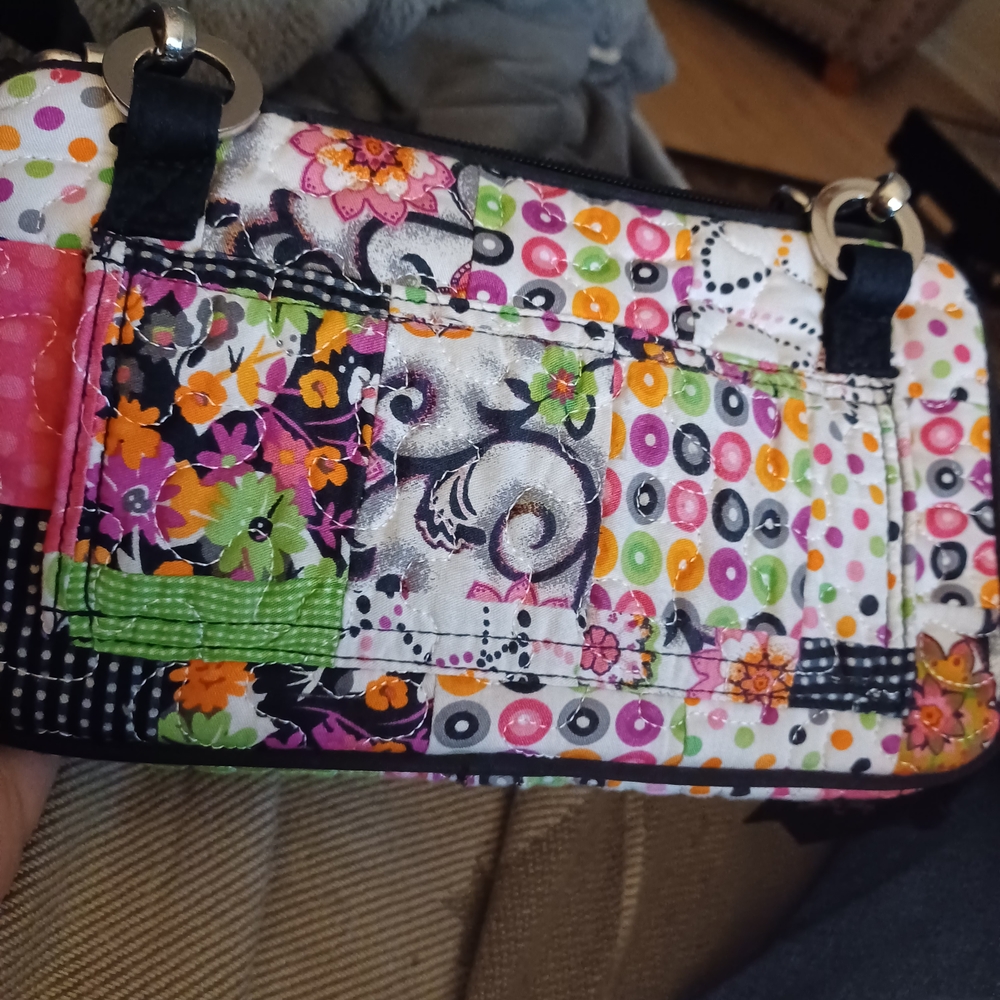 Donna Sharp Small Quilted Multicolor Patchwork Sh… - image 7